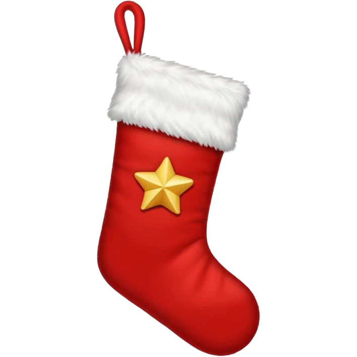 Christmas stocking emoji