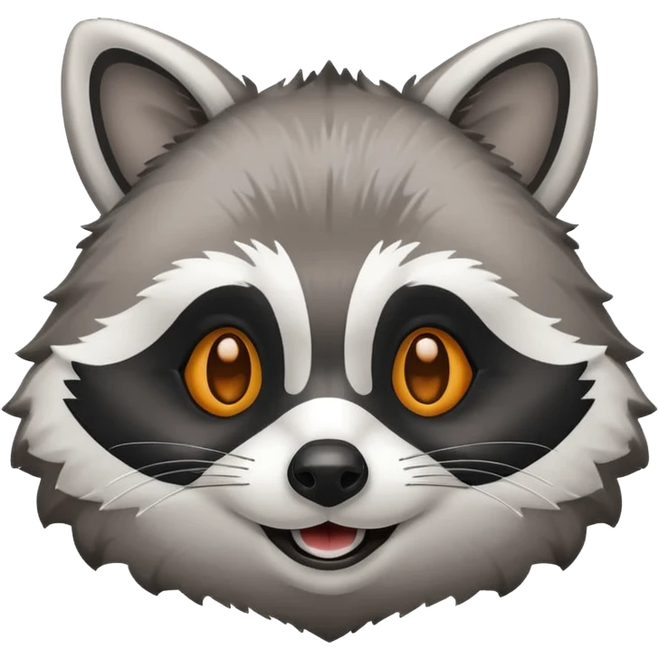 emoji raccoon emoji