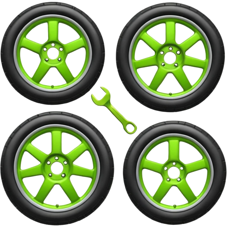 Emoji pack for R2 motorsport company, drift builds, motorsport parts, lime theme emoji