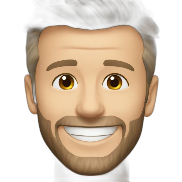 david beckham smile emoji