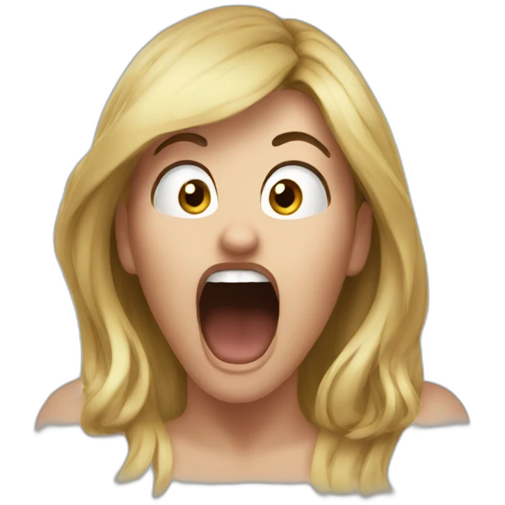 karen yelling emoji