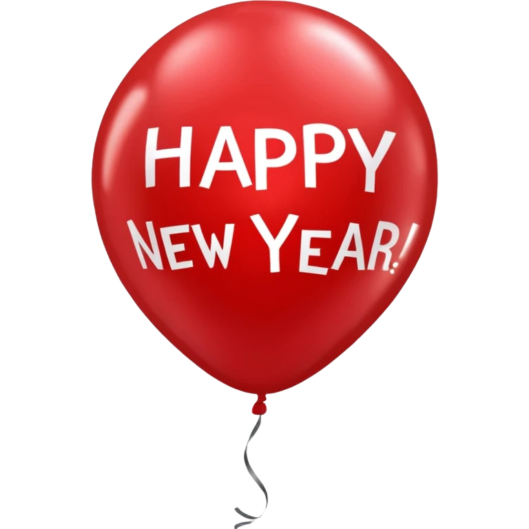 ballon de fete bonne année emoji