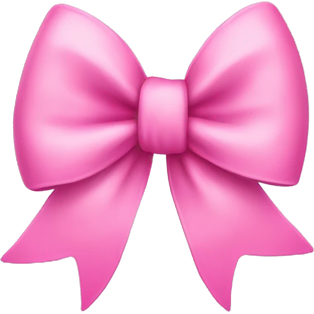 pink bow emoji