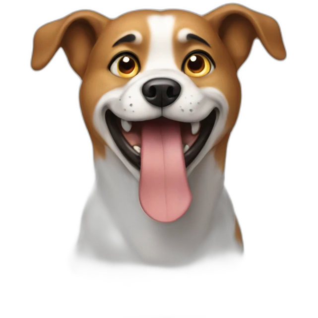 Hungry dog emoji