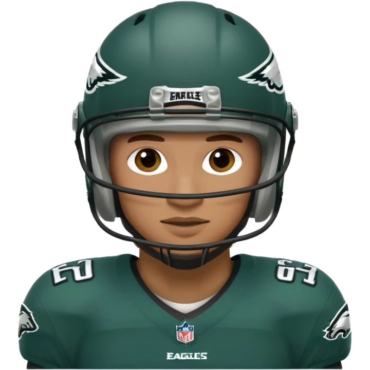 A Philadelphia eagles player emoji