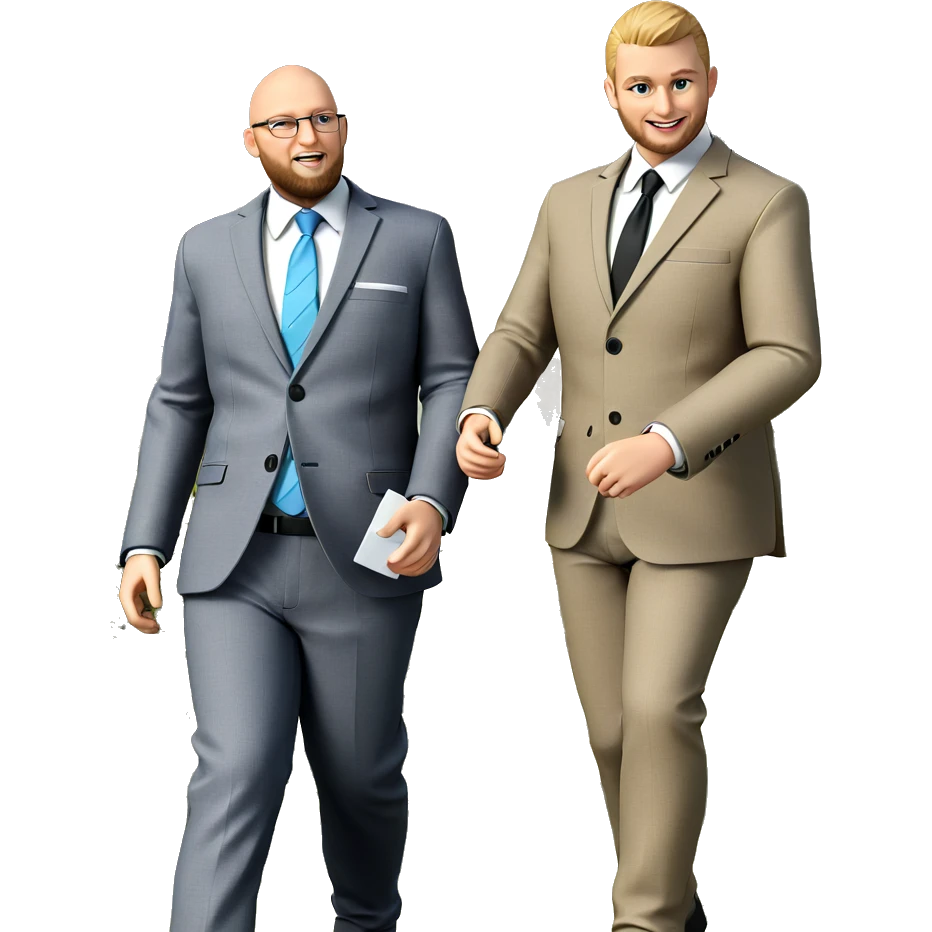 boys in formal attire outdoors emoji