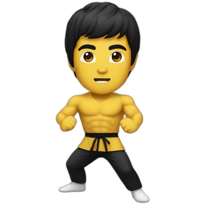 bruce lee emoji