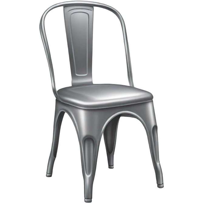 Steel chair to the back emoji