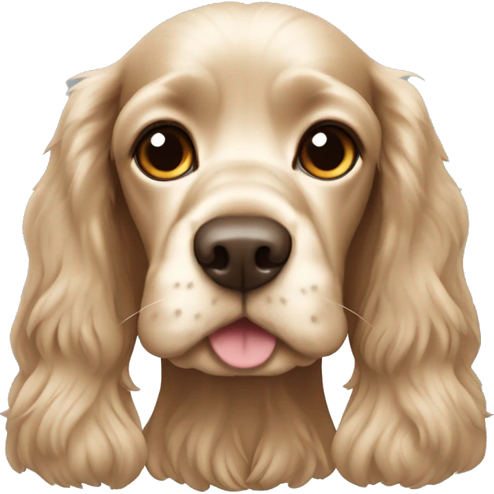 beige English Cocker Spaniel emoji