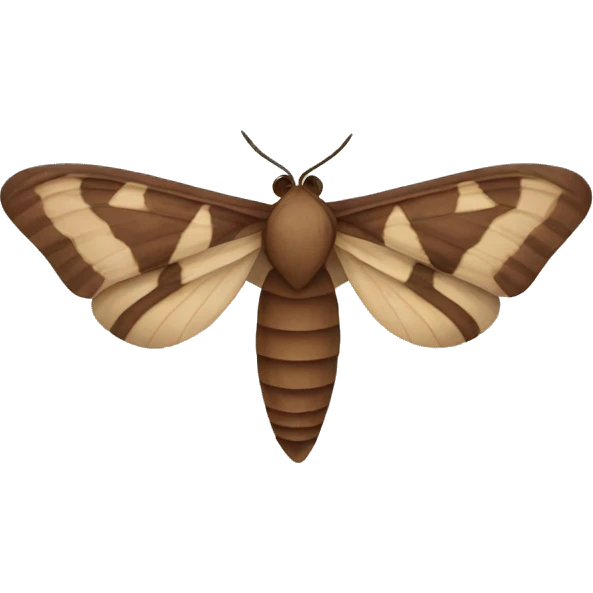 Brown moth emoji