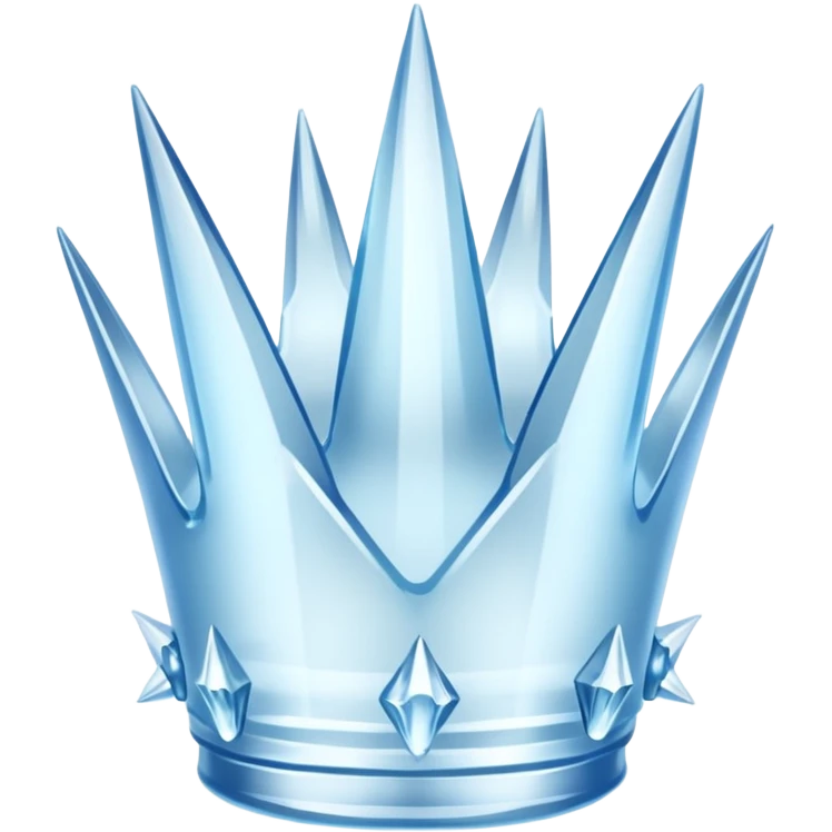 ice crown with only 3 spikes emoji