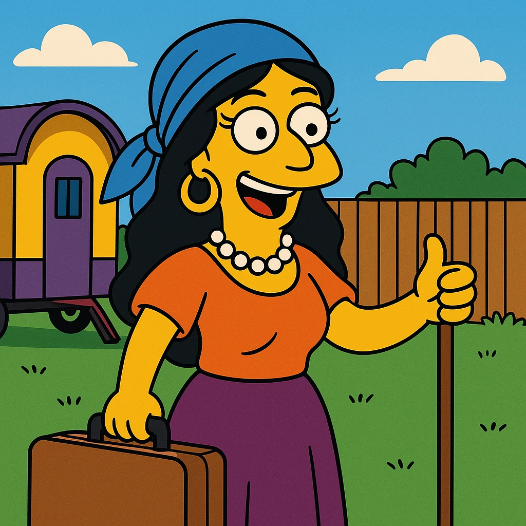 She lived a gypsy lifestyle, always moving from one city to another. emoji