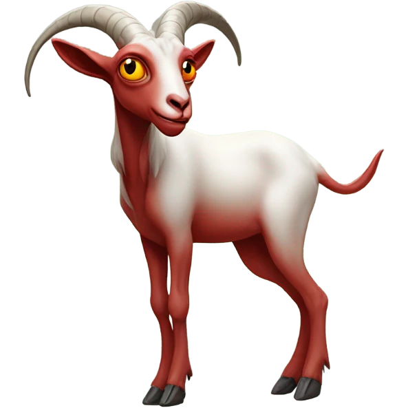 goath alien red daemon on UP arrow emoji