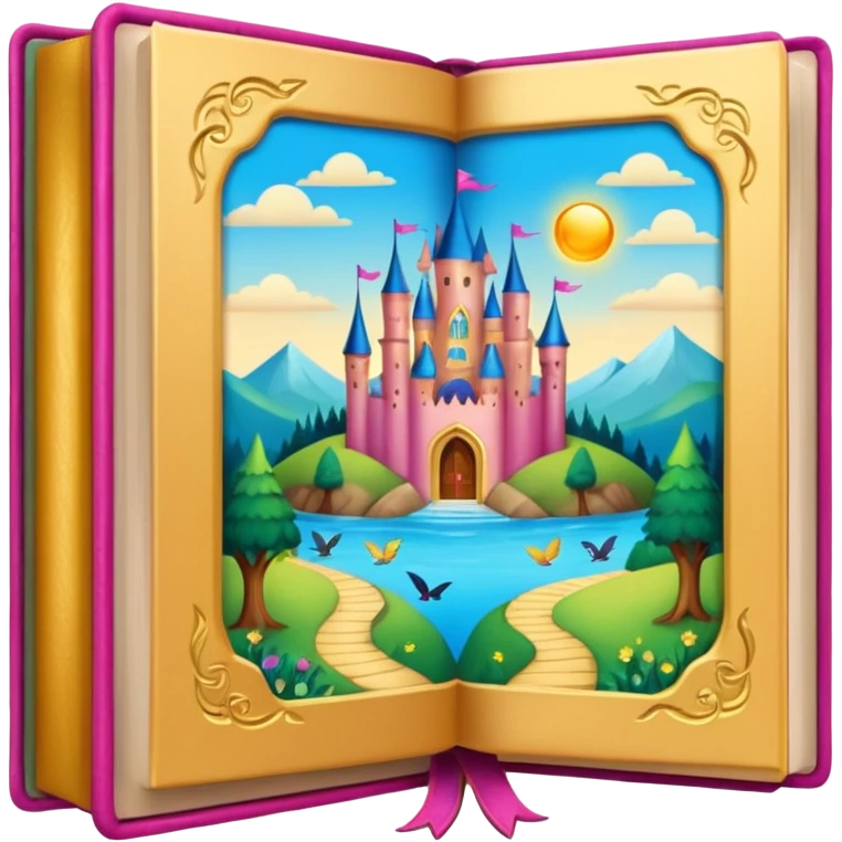 Fairytale book emoji