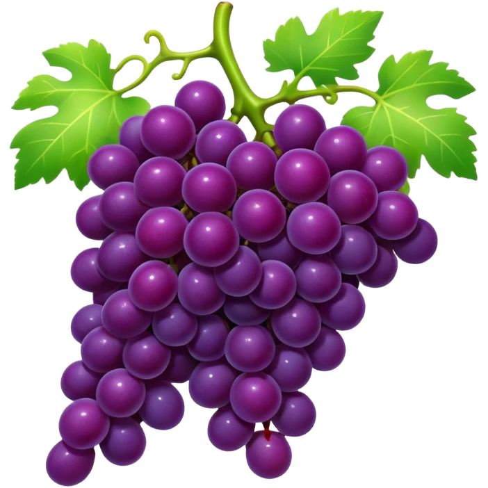 a grapes icon dark emoji