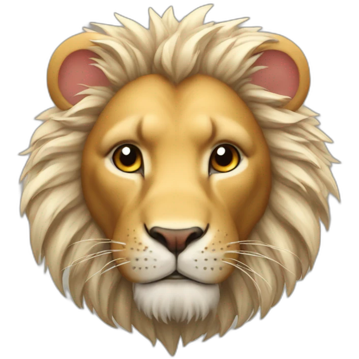rabbit lion head emoji