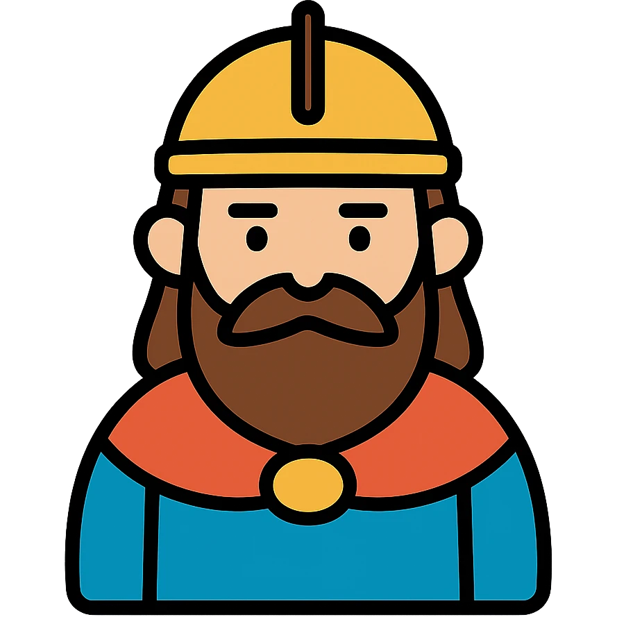 color outline icon of an Anglo-Saxon man emoji