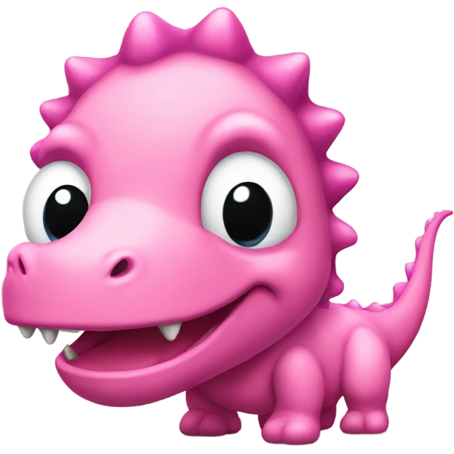 pink dino emoji