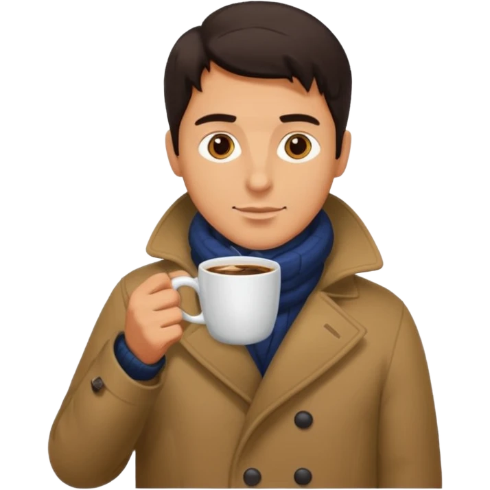 hot coffee guy emoji