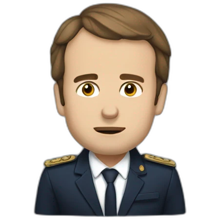 Macron qui dort emoji