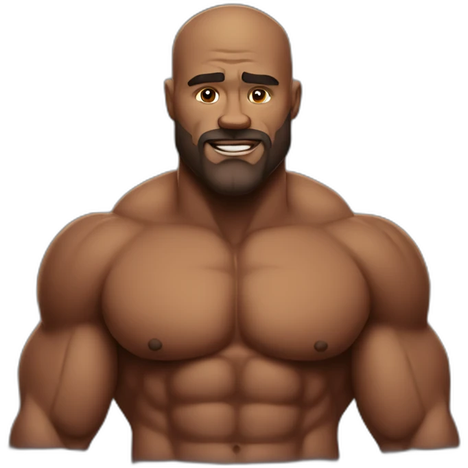 Muscle bear daddy emoji