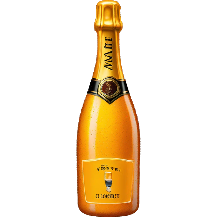 veuve cliquot bottle emoji
