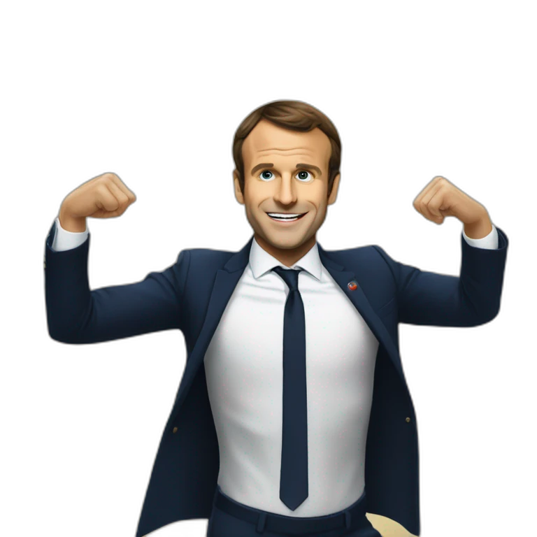 Macron qui danse emoji
