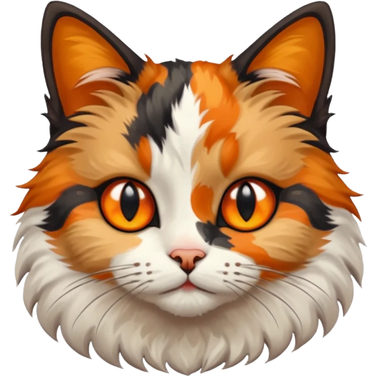 A cat that is artistic emoji