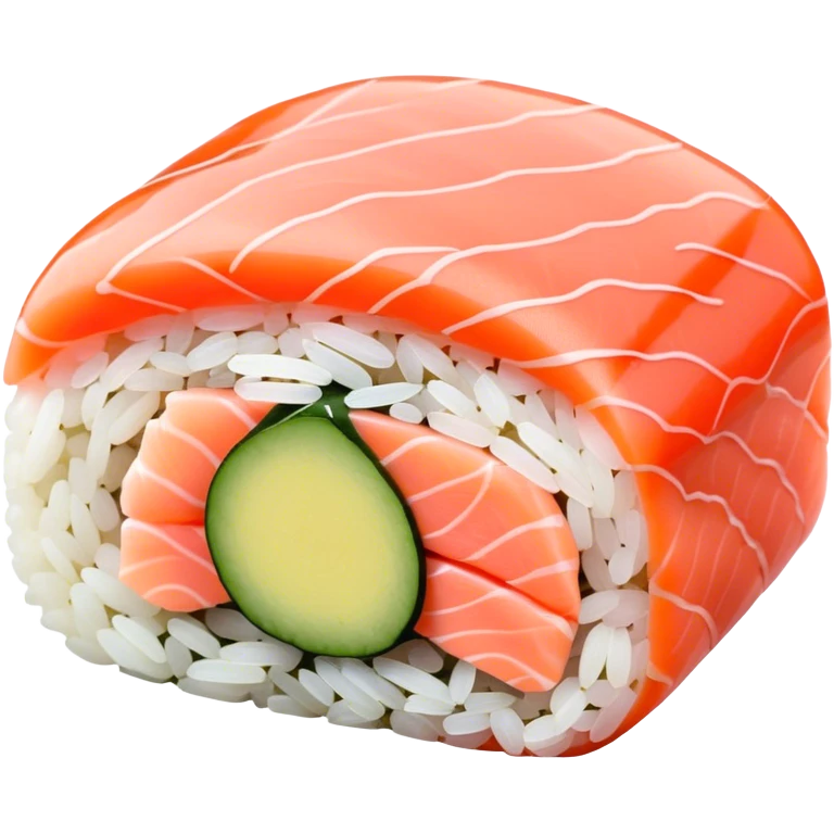 Pink sushi emoji