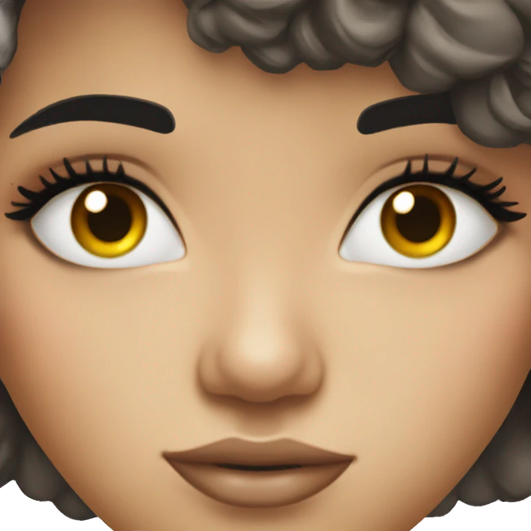 Lashes eye girl face kim emoji