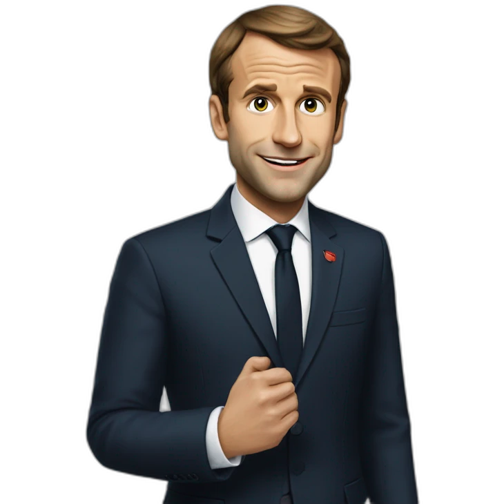 Macron nu emoji