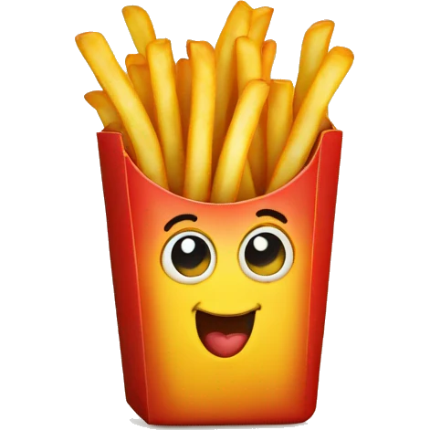 french fries emoji