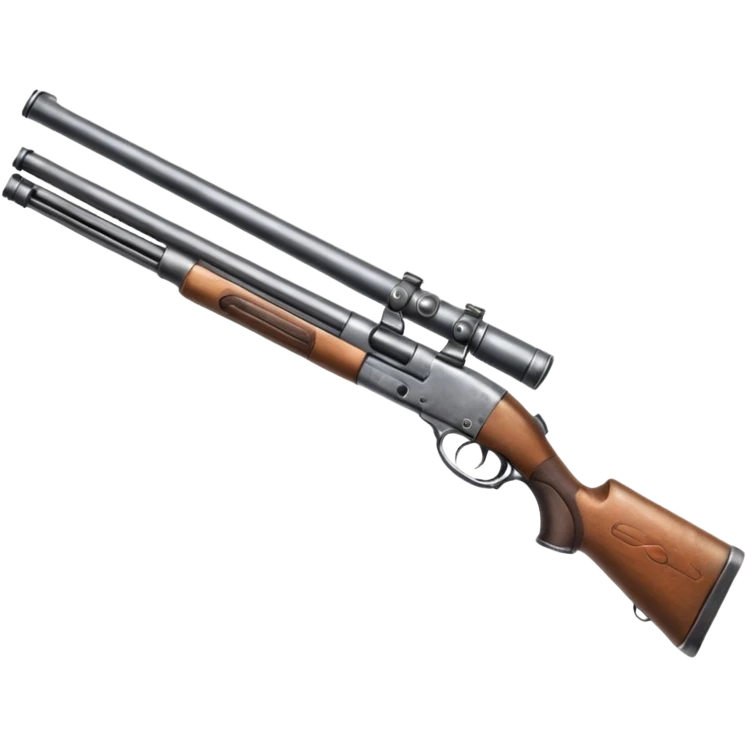 double pipe metal shotgun emoji
