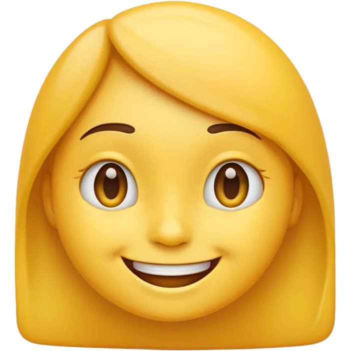 emoji smiling with joy, but only the side profile emoji