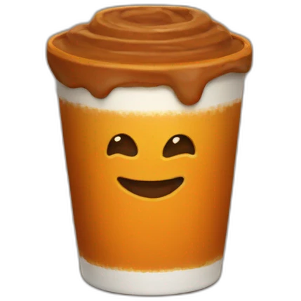Pumpkin spice emoji