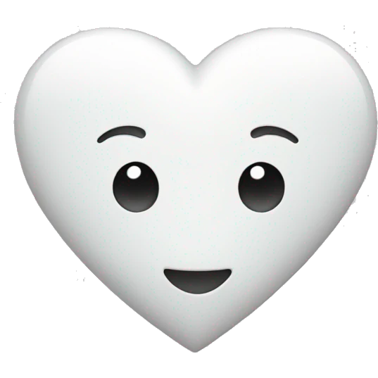 white heart  emoji