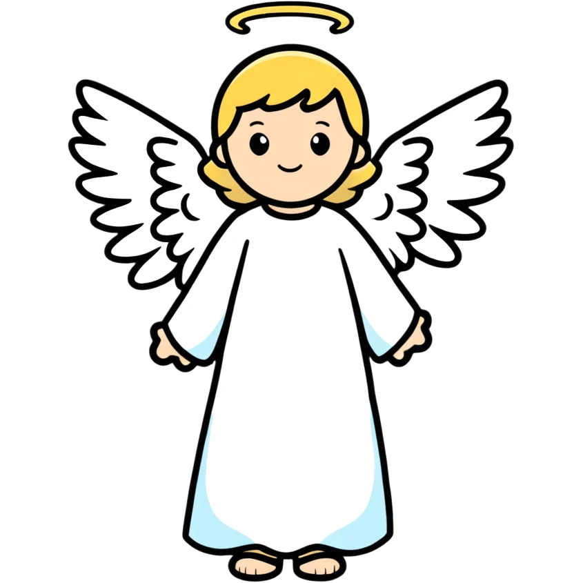 Angel with light  emoji