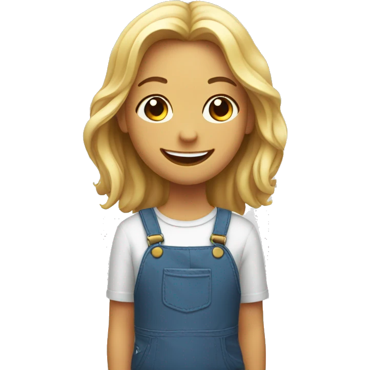 smiling with hand raised girl  emoji
