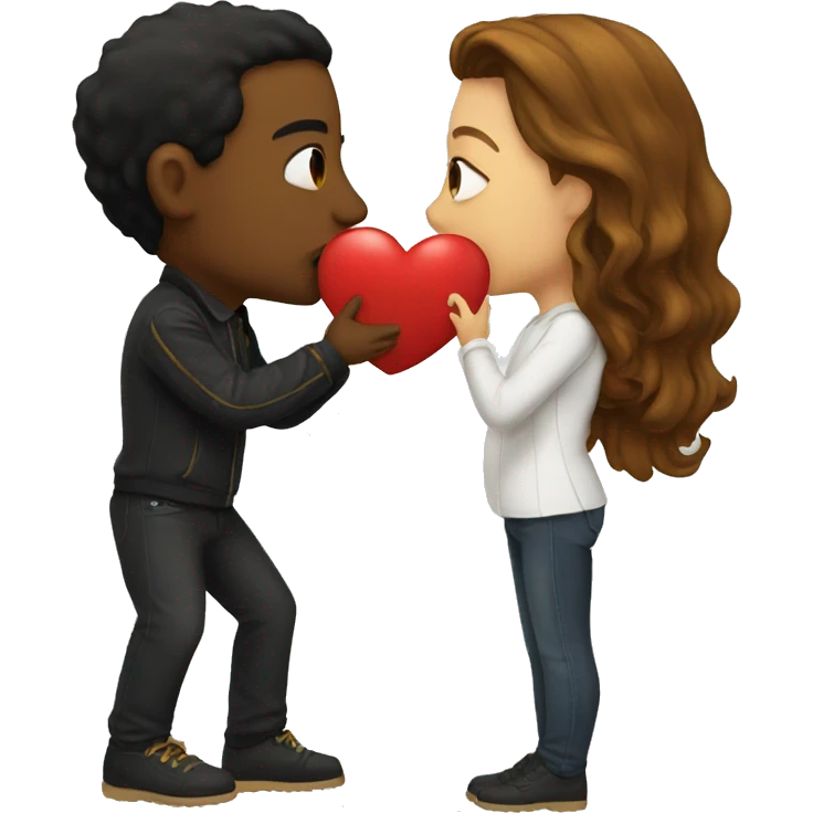 kiss-kiss emoji