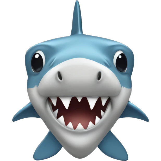 shark with a bear costume emoji