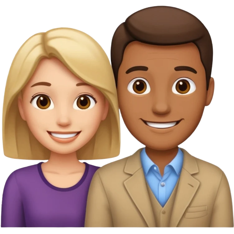 man and woman couple emoji
