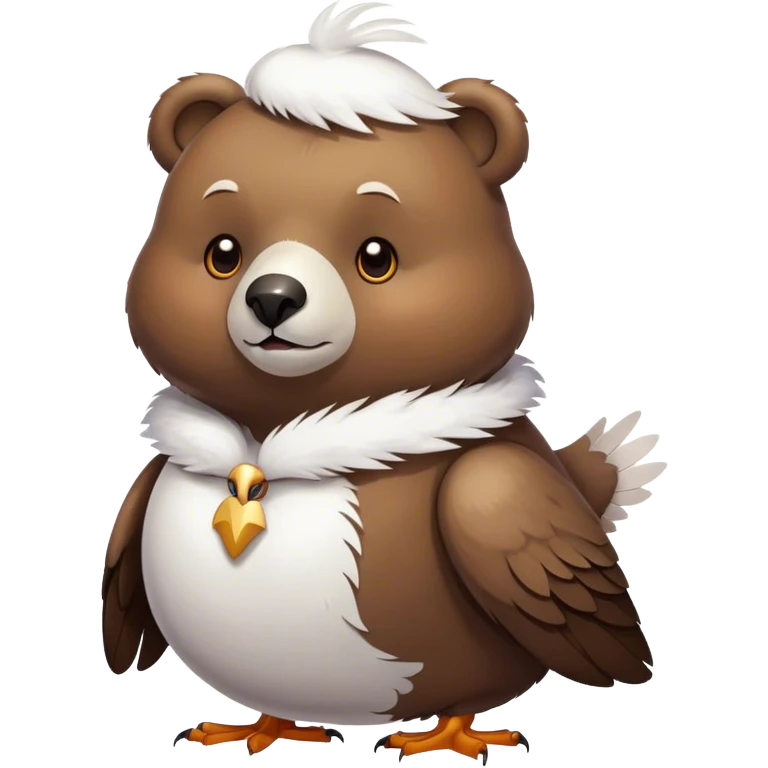 Bear seagull cross emoji