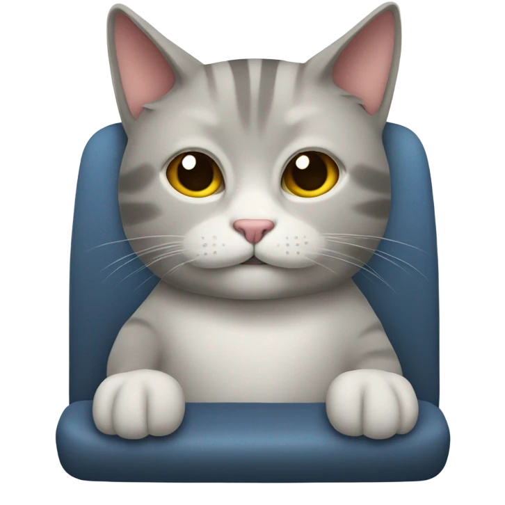 Cat in a bus emoji