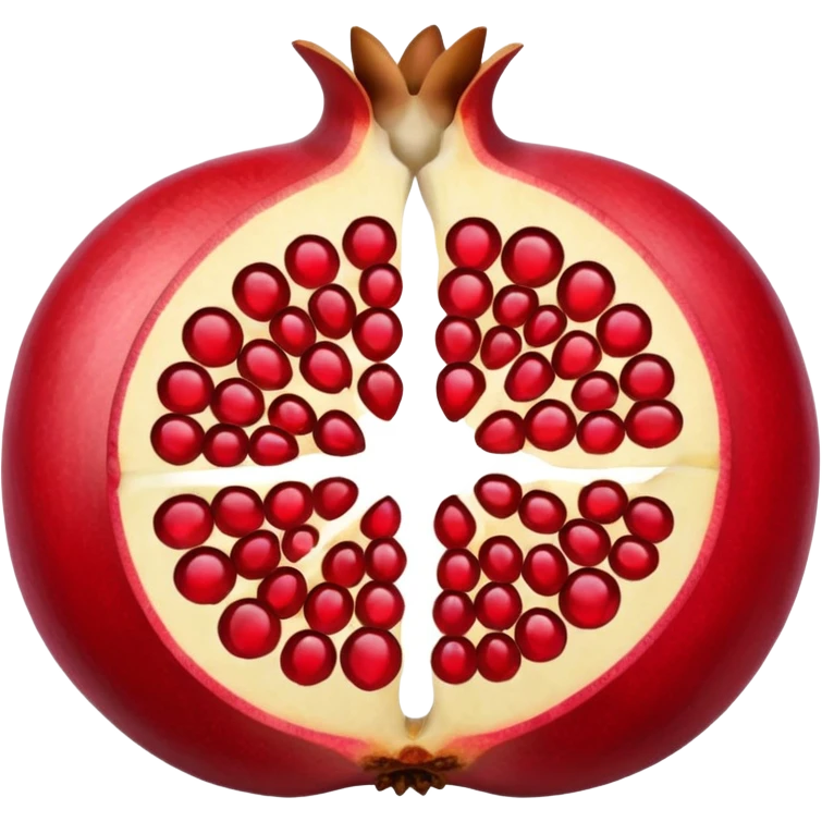 pomegranate is a fruit in the section emoji