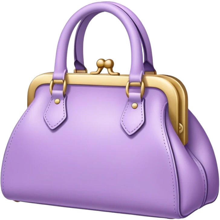 Lilac luxury purse emoji