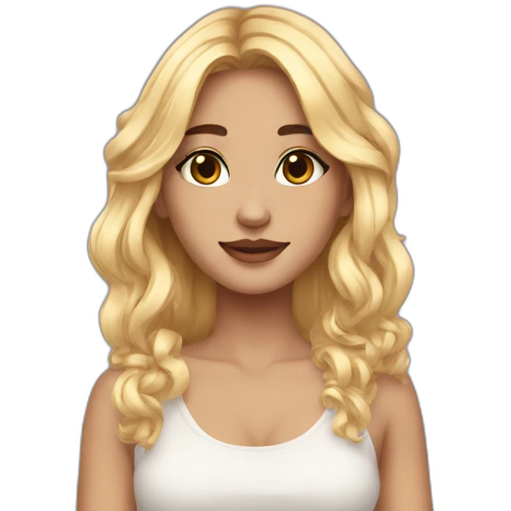 Pretty aesthetic girl emoji