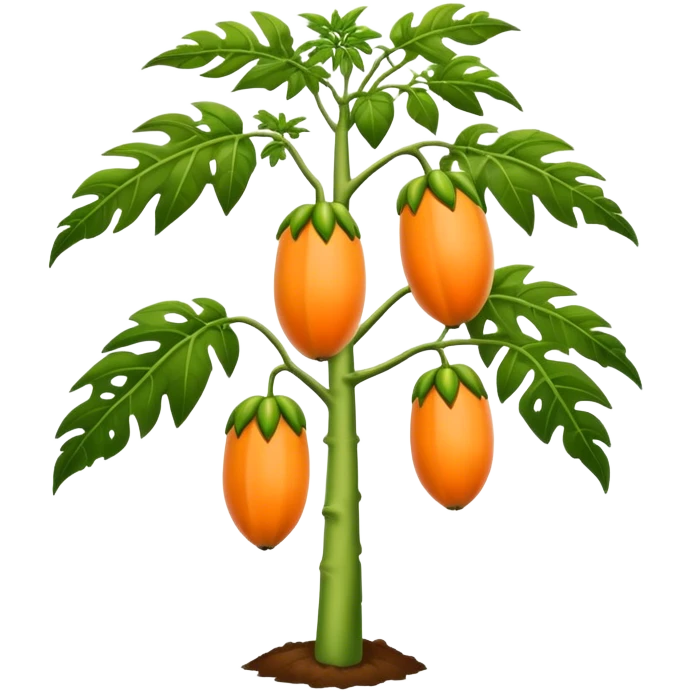 papaya tree emoji