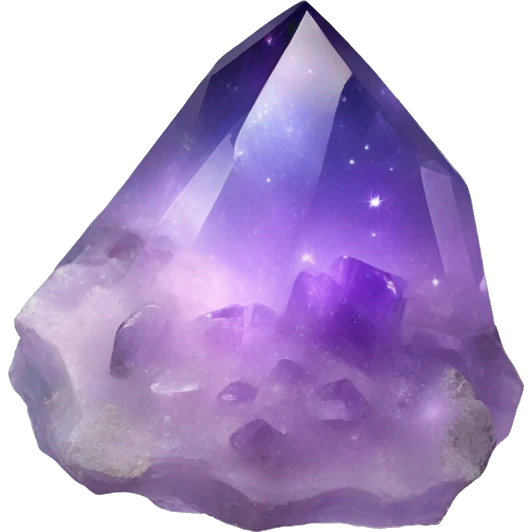 A Pastel nebula fluorite crystal shard gem emoji