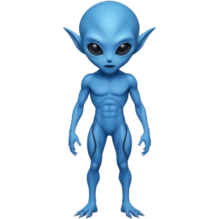 fullbody alien hybrid Essassani emoji