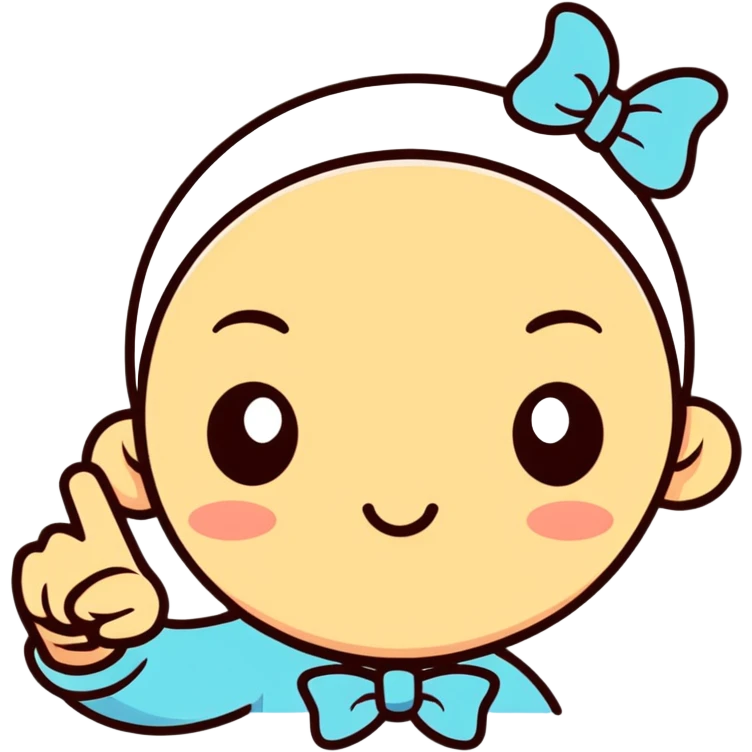 Está cara:😁con los ojos abiertos morose el dedo👈🏻 y que tenga este lazo en la cabeza 🎀  emoji